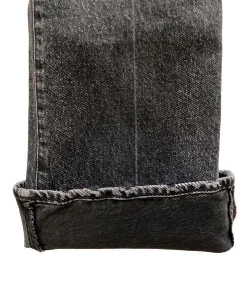 moussy（マウジー）moussy (マウジー) MVS FLAREデニムパンツ ブラック サイズ:24の古着・服飾アイテム