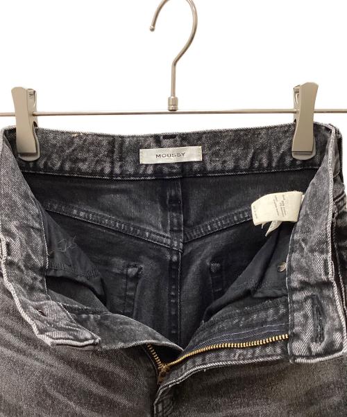 moussy（マウジー）moussy (マウジー) MVS FLAREデニムパンツ ブラック サイズ:24の古着・服飾アイテム