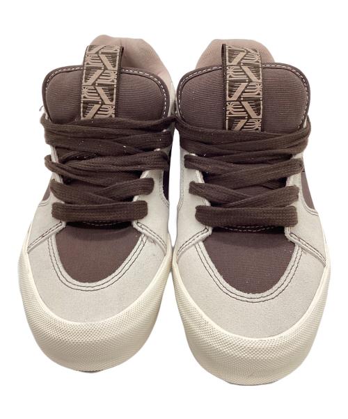 VANS（ヴァンズ）VANS (ヴァンズ) CHUKKA PUSH LS ブラウン×ベージュ サイズ:27.5cmの古着・服飾アイテム