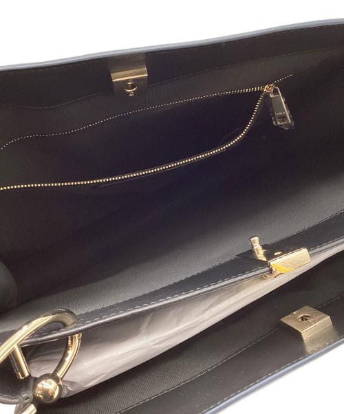 FURLA（フルラ）FURLA (フルラ) ハンドバッグ ネイビーの古着・服飾アイテム