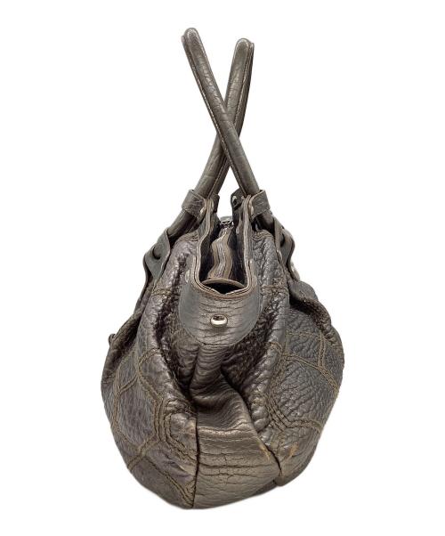 Salvatore Ferragamo（サルヴァトーレ フェラガモ）Salvatore Ferragamo (サルヴァトーレ フェラガモ) ガンチーニハンドバッグ グレーの古着・服飾アイテム