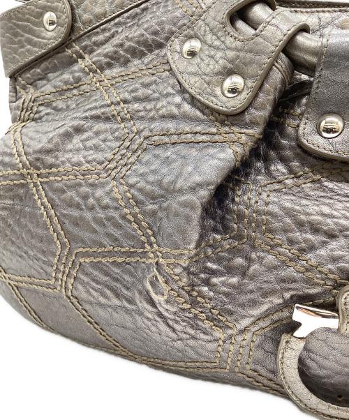 Salvatore Ferragamo（サルヴァトーレ フェラガモ）Salvatore Ferragamo (サルヴァトーレ フェラガモ) ガンチーニハンドバッグ グレーの古着・服飾アイテム