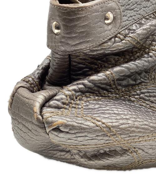 Salvatore Ferragamo（サルヴァトーレ フェラガモ）Salvatore Ferragamo (サルヴァトーレ フェラガモ) ガンチーニハンドバッグ グレーの古着・服飾アイテム