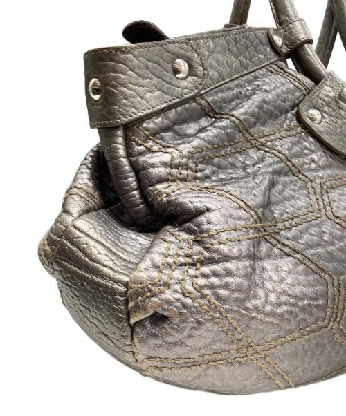 Salvatore Ferragamo（サルヴァトーレ フェラガモ）Salvatore Ferragamo (サルヴァトーレ フェラガモ) ガンチーニハンドバッグ グレーの古着・服飾アイテム