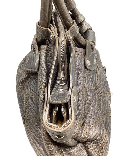 Salvatore Ferragamo（サルヴァトーレ フェラガモ）Salvatore Ferragamo (サルヴァトーレ フェラガモ) ガンチーニハンドバッグ グレーの古着・服飾アイテム