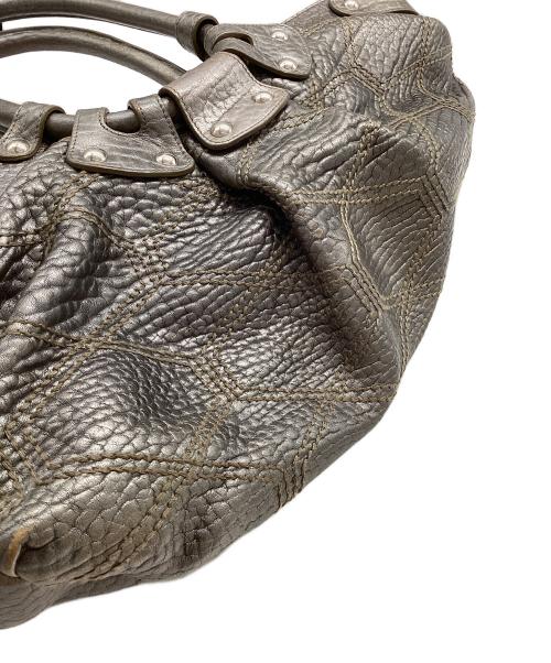 Salvatore Ferragamo（サルヴァトーレ フェラガモ）Salvatore Ferragamo (サルヴァトーレ フェラガモ) ガンチーニハンドバッグ グレーの古着・服飾アイテム