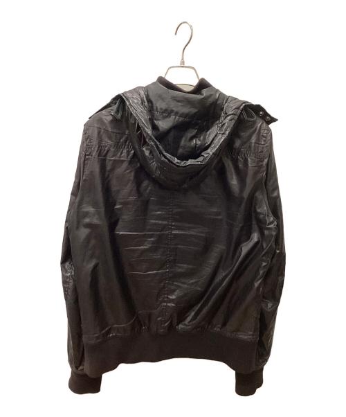 DIESEL（ディーゼル）DIESEL (ディーゼル) DIESEL ナイロンパーカー ブラック サイズ:Lの古着・服飾アイテム