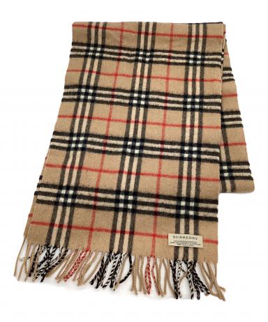 中古・古着通販】BURBERRY (バーバリー) マフラー ベージュ｜ブランド