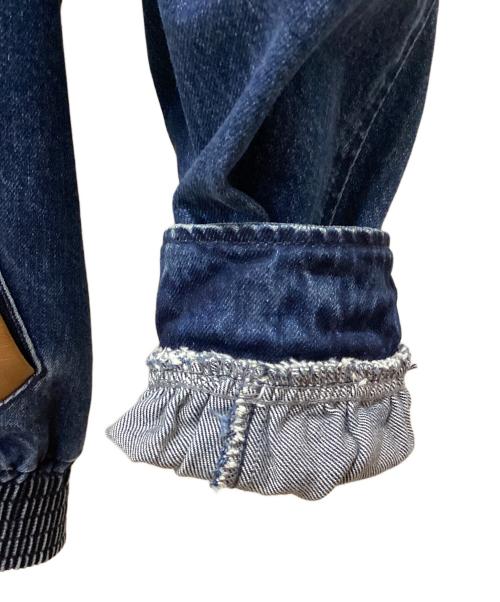 moussy（マウジー）moussy (マウジー) デニムシャツ インディゴ×ブラウン サイズ:FREEの古着・服飾アイテム