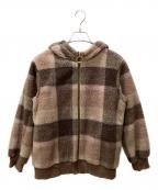 BLUE LABEL CRESTBRIDGEブルーレーベルクレストブリッジ）の古着「ボアジャケット」｜ピンク