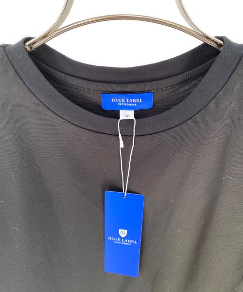 BLUE LABEL CRESTBRIDGE（ブルーレーベルクレストブリッジ）BLUE LABEL CRESTBRIDGE (ブルーレーベルクレストブリッジ) ノースリーブワンピース ブラック×レッド サイズ:S 未使用品の古着・服飾アイテム