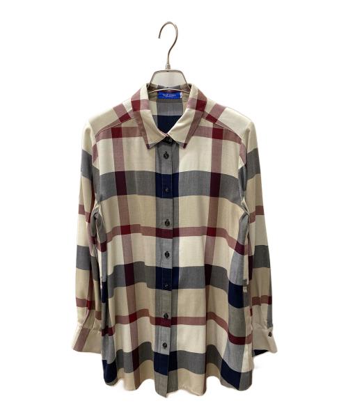 BLUE LABEL CRESTBRIDGE（ブルーレーベルクレストブリッジ）BLUE LABEL CRESTBRIDGE (ブルーレーベルクレストブリッジ) 長袖シャツ ベージュ サイズ:Sの古着・服飾アイテム