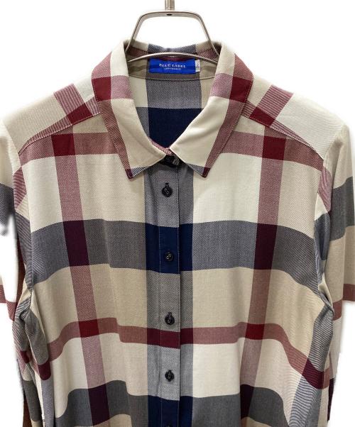 BLUE LABEL CRESTBRIDGE（ブルーレーベルクレストブリッジ）BLUE LABEL CRESTBRIDGE (ブルーレーベルクレストブリッジ) 長袖シャツ ベージュ サイズ:Sの古着・服飾アイテム