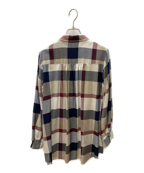 BLUE LABEL CRESTBRIDGE（ブルーレーベルクレストブリッジ）BLUE LABEL CRESTBRIDGE (ブルーレーベルクレストブリッジ) 長袖シャツ ベージュ サイズ:Sの古着・服飾アイテム