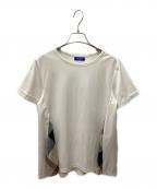 BLUE LABEL CRESTBRIDGEブルーレーベルクレストブリッジ）の古着「Tシャツ」｜ホワイト×ベージュ