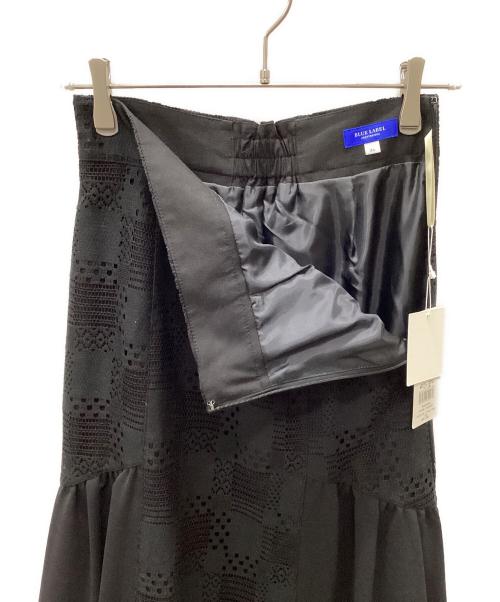 BLUE LABEL CRESTBRIDGE（ブルーレーベルクレストブリッジ）BLUE LABEL CRESTBRIDGE (ブルーレーベルクレストブリッジ) ラッセルクレストブリッジジャカードマーメイドスカート ブラック サイズ:S 未使用品の古着・服飾アイテム