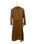 中古・古着 BLUE LABEL CRESTBRIDGE (ブルーレーベルクレストブリッジ) 長袖ワンピース ブラウン サイズ:36：10000円