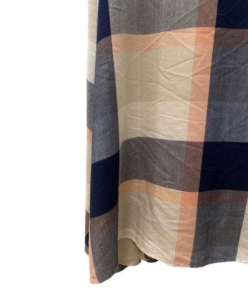 BLUE LABEL CRESTBRIDGE（ブルーレーベルクレストブリッジ）BLUE LABEL CRESTBRIDGE (ブルーレーベルクレストブリッジ) キャミソールワンピース ピンク×ネイビー サイズ:Mの古着・服飾アイテム