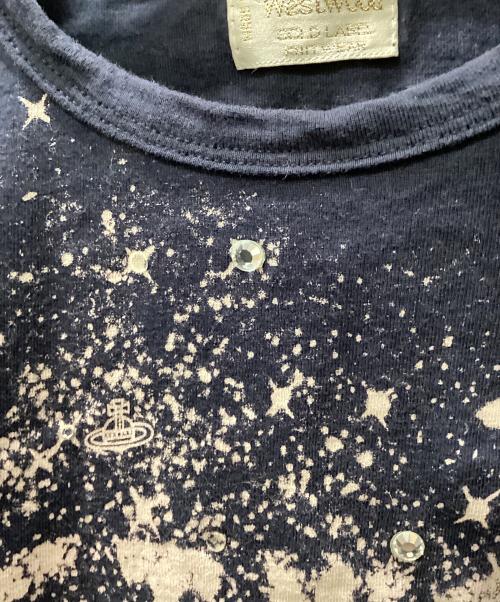 Vivienne Westwood（ヴィヴィアンウエストウッド）Vivienne Westwood (ヴィヴィアンウエストウッド) 半袖カットソー ネイビー サイズ:表記無しの古着・服飾アイテム