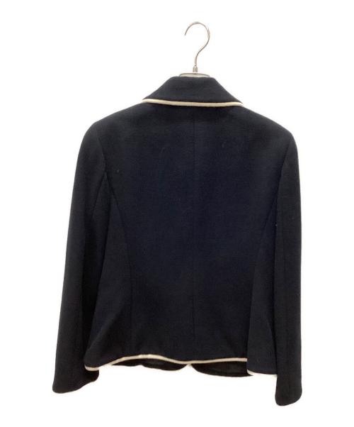 BALENCIAGA（バレンシアガ）BALENCIAGA (バレンシアガ) ジャケット ネイビー×ホワイト サイズ:40の古着・服飾アイテム
