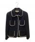 BALENCIAGA（バレンシアガ）の古着「ジャケット」｜ネイビー×ホワイト