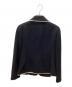 BALENCIAGA (バレンシアガ) ジャケット ネイビー×ホワイト サイズ:40：5000円