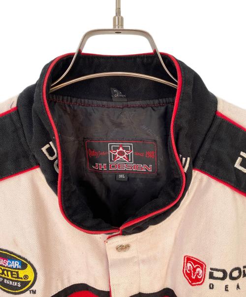 JH Design（ジェイエイチデザイン）JH Design (ジェイエイチデザイン) レーシングジャケット レッド サイズ:3XLの古着・服飾アイテム