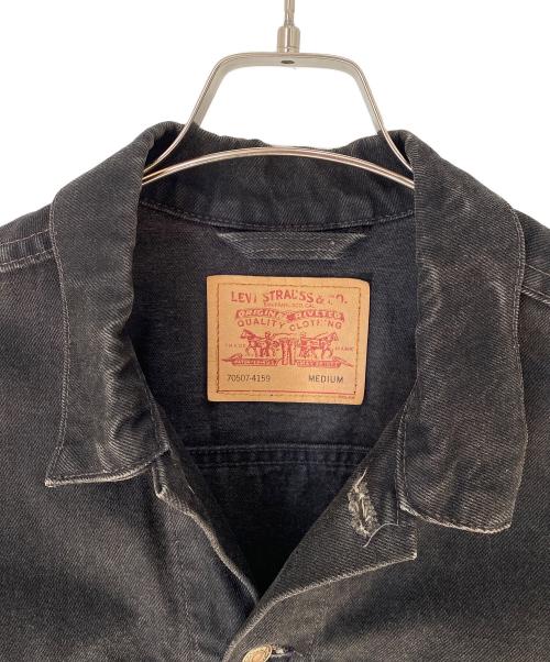 LEVI'S（リーバイス）LEVI'S (リーバイス) 3rdデニムジャケット ブラック サイズ:Mの古着・服飾アイテム