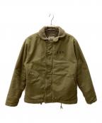 NAVY DEPARTMENTネイビーデパートメント）の古着「フライトジャケット」｜カーキ