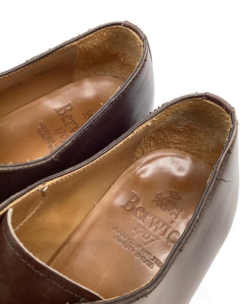 berwick（バーウィック）berwick (バーウィック) レースアップシューズ ブラウン サイズ:7 1/2の古着・服飾アイテム