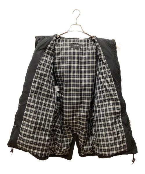 BURBERRY BLACK LABEL（バーバリーブラックレーベル）BURBERRY BLACK LABEL (バーバリーブラックレーベル) ファー付ダウンジャケット ブラック サイズ:Lの古着・服飾アイテム