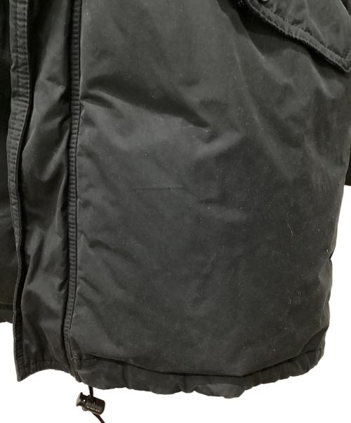 BURBERRY BLACK LABEL（バーバリーブラックレーベル）BURBERRY BLACK LABEL (バーバリーブラックレーベル) ファー付ダウンジャケット ブラック サイズ:Lの古着・服飾アイテム