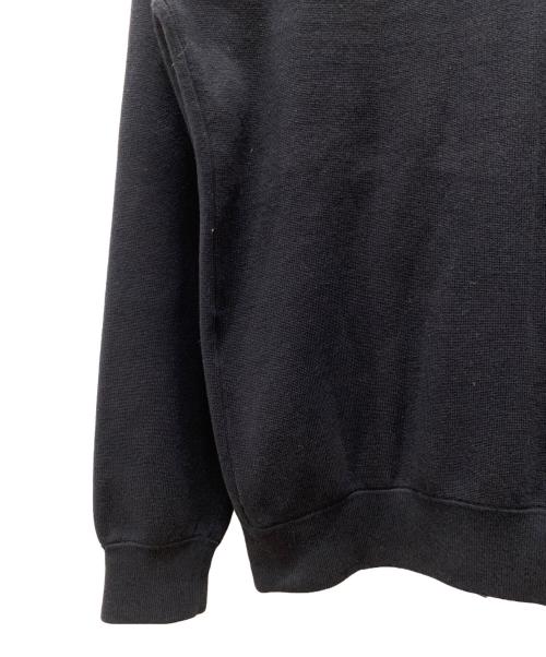 theory（セオリー）theory (セオリー) コットンウールクロップドジップアップブルゾン ネイビー×ブラック サイズ:Sの古着・服飾アイテム
