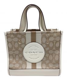 COACH（コーチ）の古着「2WAYショルダーバッグ」｜ベージュ×ホワイト