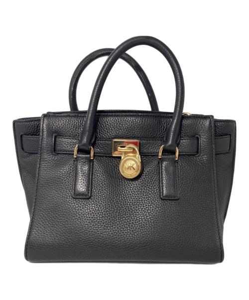 MICHAEL KORS（マイケルコース）MICHAEL KORS (マイケルコース) ハンドバッグ ブラックの古着・服飾アイテム