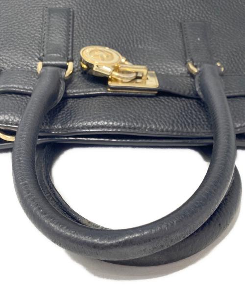 MICHAEL KORS（マイケルコース）MICHAEL KORS (マイケルコース) ハンドバッグ ブラックの古着・服飾アイテム
