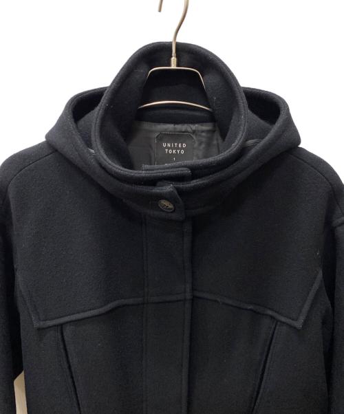 UNITED TOKYO（ユナイテッドトーキョー）UNITED TOKYO (ユナイテッドトーキョー) フレアモッズコート ブラック サイズ:1の古着・服飾アイテム