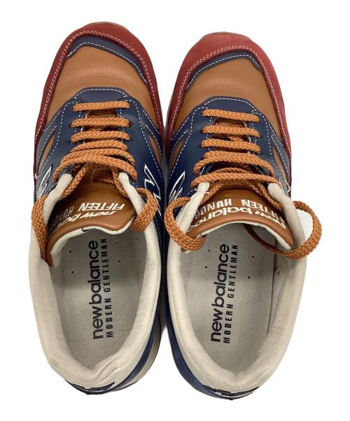 NEW BALANCE（ニューバランス）NEW BALANCE (ニューバランス) スニーカー ブラウン×ネイビー×レッド サイズ:7 1/2の古着・服飾アイテム