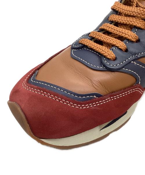 NEW BALANCE（ニューバランス）NEW BALANCE (ニューバランス) スニーカー ブラウン×ネイビー×レッド サイズ:7 1/2の古着・服飾アイテム