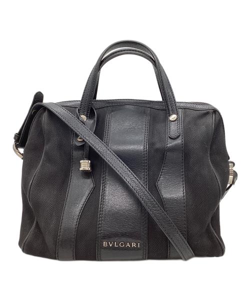 BVLGARI（ブルガリ）BVLGARI (ブルガリ) ビーゼロワン 2WAYショルダーバッグ ブラックの古着・服飾アイテム