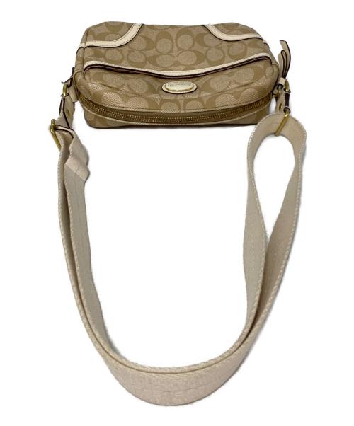COACH（コーチ）COACH (コーチ) ショルダーバッグ ベージュの古着・服飾アイテム