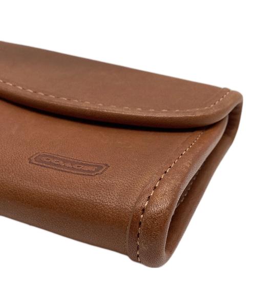 COACH（コーチ）COACH (コーチ) レザーコインケース ブラウンの古着・服飾アイテム
