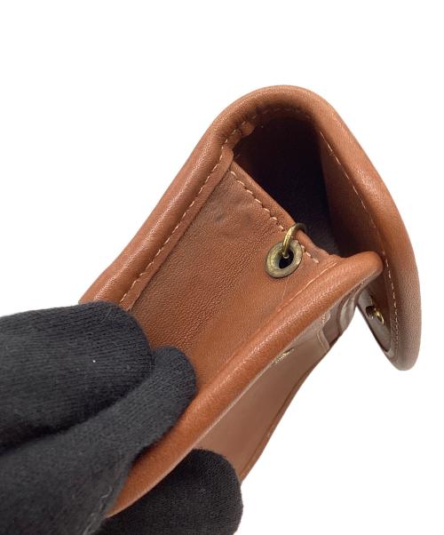 COACH（コーチ）COACH (コーチ) レザーコインケース ブラウンの古着・服飾アイテム