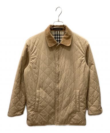 Burberry キルティングジャケット ベージュ 中古・古着通販】BURBERRY (バーバリー) リバーシブルキルティング