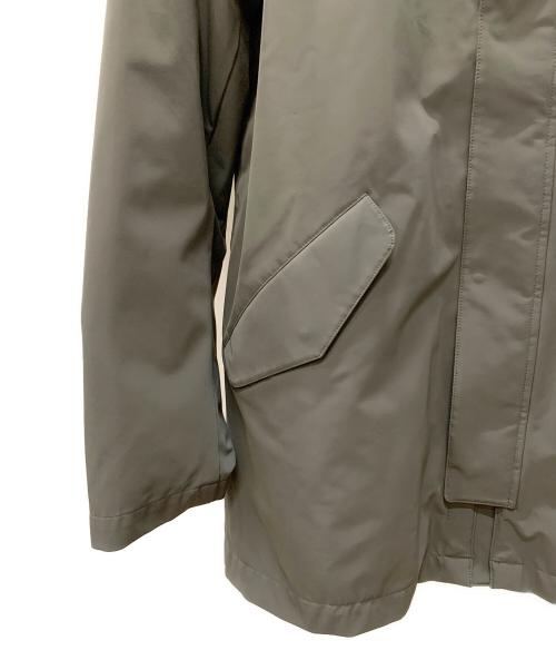 green label relaxing（グリーンレーベルリラクシング）green label relaxing (グリーンレーベルリラクシング) KC 3WAY HOODED コート グレー サイズ:Lの古着・服飾アイテム