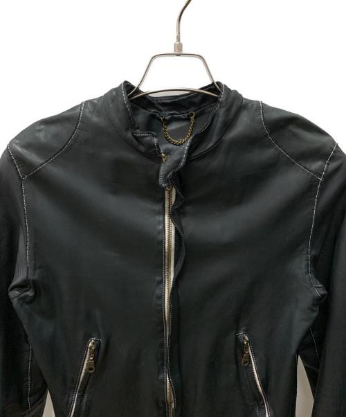 Sissi（シシ）Sissi (シシ) レザージャケット ブラック サイズ:Sの古着・服飾アイテム