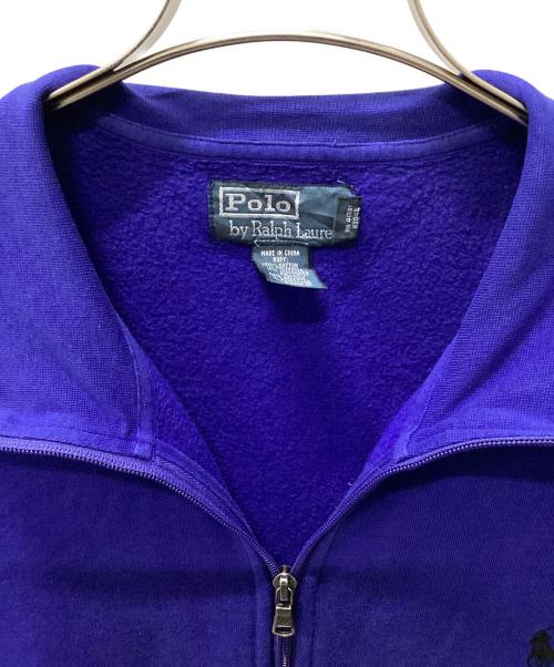 POLO RALPH LAUREN（ポロ・ラルフローレン）POLO RALPH LAUREN (ポロ・ラルフローレン) フルジップスウェット ブルー サイズ:Lの古着・服飾アイテム