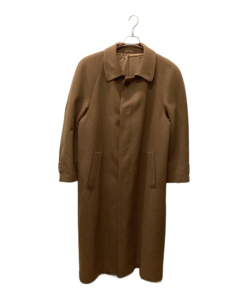 Burberry's（バーバリー）Burberry's (バーバリー) ウールロングコート ブラウン サイズ:48の古着・服飾アイテム