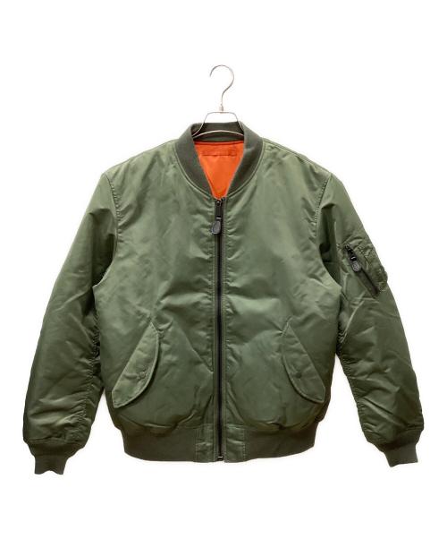 ALPHA（アルファ）ALPHA (アルファ) MA-1ジャケット オリーブ サイズ:XLの古着・服飾アイテム