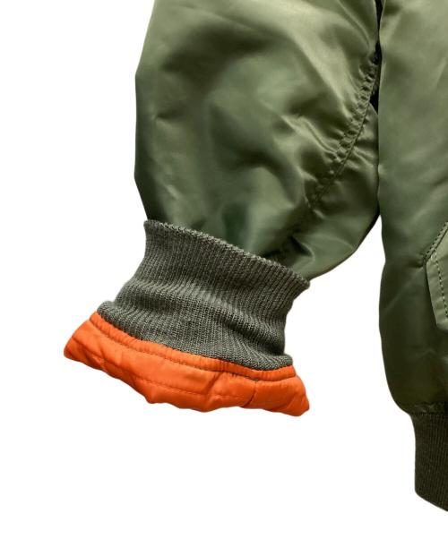 ALPHA（アルファ）ALPHA (アルファ) MA-1ジャケット オリーブ サイズ:XLの古着・服飾アイテム